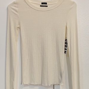An Urban Outfitters fitted-long sleeve